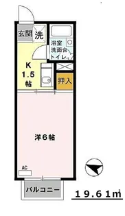 コンフォート恵【2階】の間取り
