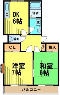 東京都府中市四谷3【アパート】の間取り