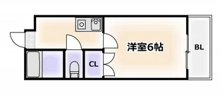 1Kの間取り画像