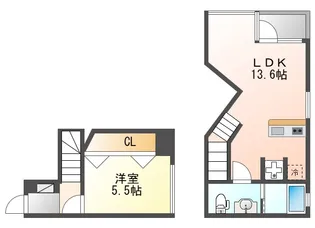 WEST APARTMENTの間取り