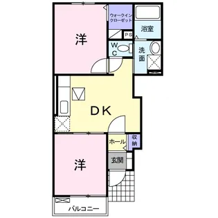 ローレル【1階】の間取り