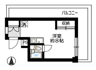 ドエル妙蓮寺【4階】の間取り