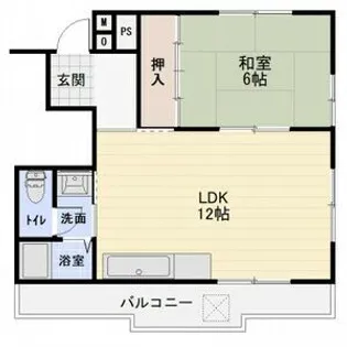 メゾン徳川【2階】の間取り