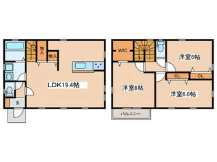 東京都町田市下小山田町【一戸建】の間取り