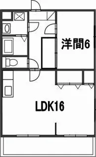 ディオール【1階】の間取り