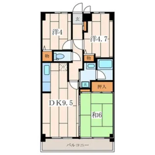 神奈川県相模原市緑区橋本7【マンション】の間取り