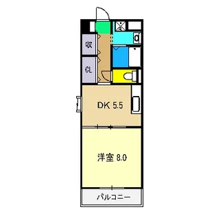 リーヴァ・ビスタ北本町【3階】の間取り