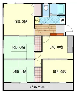グレースウッズ【4階】の間取り