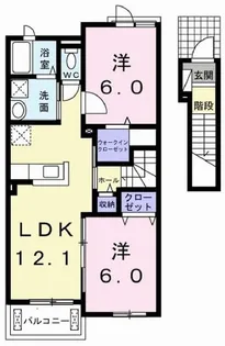 ディア・アルチザン【2階】の間取り