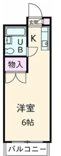 ユースフル三軒茶屋【1階】の間取り