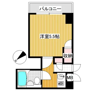 ライオンズマンション東新小岩【4階】の間取り