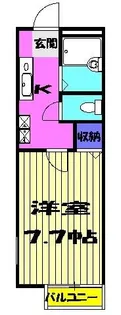 ウイスティリア高洲【2階】の間取り