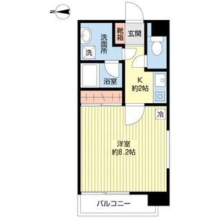 ザ・チェリーステージ【5階】の間取り