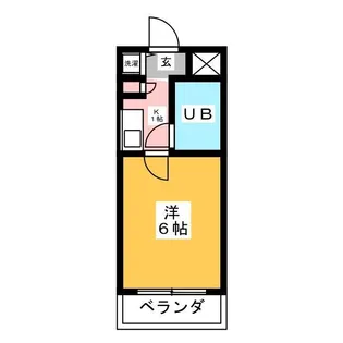 ヴィラージュ行徳【2階】の間取り