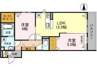 アーバンクロス【2階】の間取り