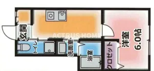 大阪府大阪市東住吉区湯里2【マンション】の間取り