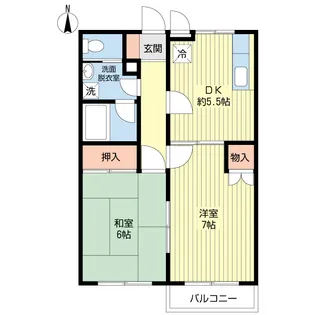 プレゼンスAMI【2階】の間取り