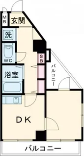 シンシア明大前【7階】の間取り