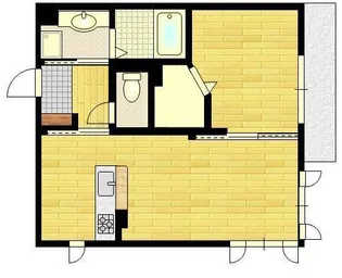サンライズ花房小路 C【2階】の間取り