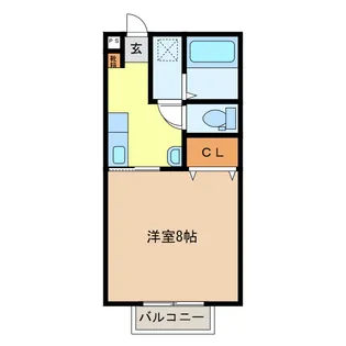 サザンフルーツ【1階】の間取り