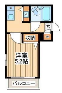 ジョイフル日野第2【2階】の間取り