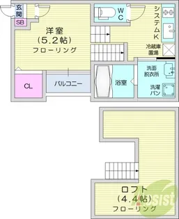 オプティマルコーポ【2階】の間取り