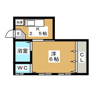 パルドエル大岡山【1階】の間取り