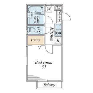 Brilliant Hills横濱山手【2階】の間取り