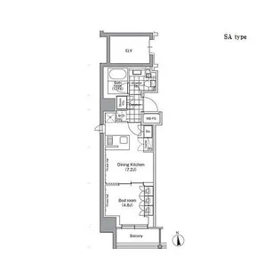 東京都江東区深川2【マンション】の間取り