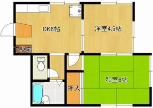 メゾンミヤタカ【1階】の間取り