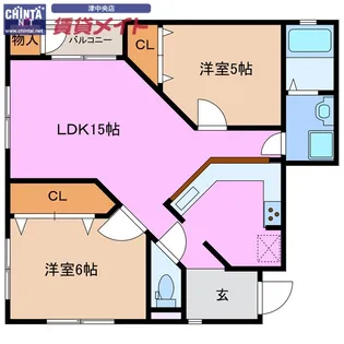 ベイト シャローム【1階】の間取り