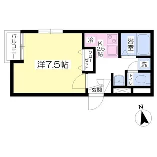 チェスタ大手町【2階】の間取り