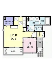 エル・クレール I【1階】の間取り