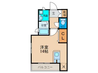 メゾン花水木【1階】の間取り