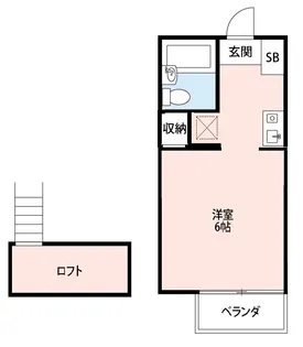 パティオ橋本【2階】の間取り