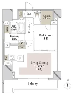 スカイテラス南大塚【2階】の間取り