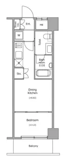 東京都新宿区新宿5【マンション】の間取り