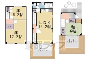 京都府京都市西京区大枝北沓掛町3【一戸建】の間取り