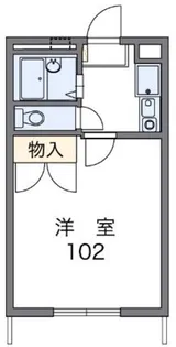 レオパレスラシエールネオ(9575)【2階】の間取り