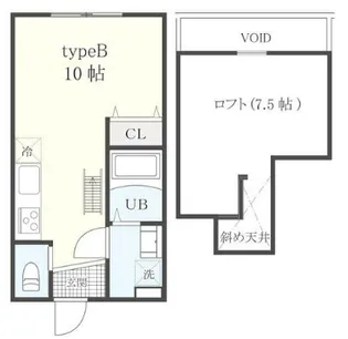 アーリーガーデン横濱山手II【2階】の間取り