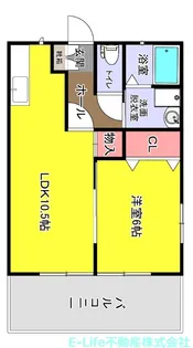 カーサ モデルノ【2階】の間取り