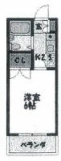 駅前Kビル【3階】の間取り