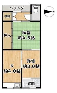 兵庫県尼崎市東難波町3【一戸建】の間取り