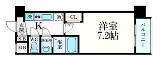 エステムコート京都二条【6階】の間取り