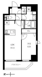 グランジット蔵前【4階】の間取り