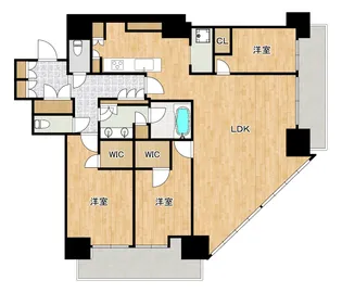 ザ・タワー横浜北仲【42階】の間取り