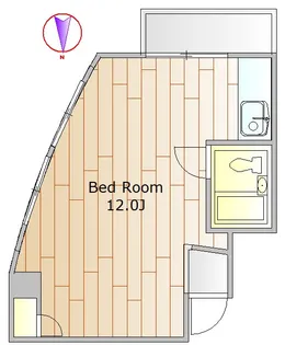 東京都目黒区五本木3【マンション】の間取り