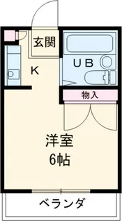 スカイコートK【3階】の間取り