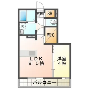 リベルテ・ドゥ【2階】の間取り