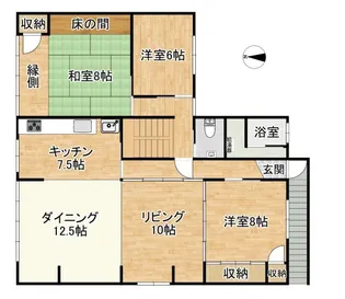 新潟県上越市大町4【一戸建】の間取り